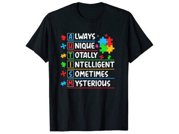 Awareness Autism Acronym T-shirt