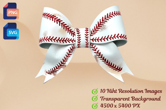 Baseball Mom Coquette Bow