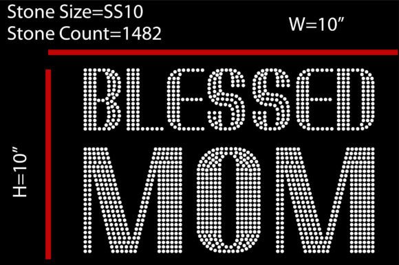 Blessed Mom, Rhinestone Design: An Embroidery Designer’s Review