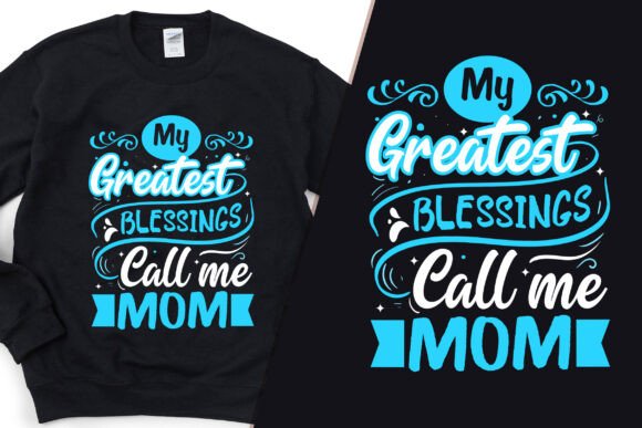 Call Me Mom Title Stylish Tshirt Design