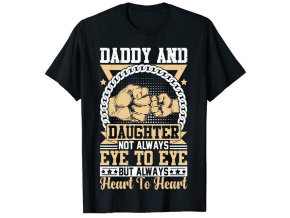 Daddy and Mom Father T-shirt Design