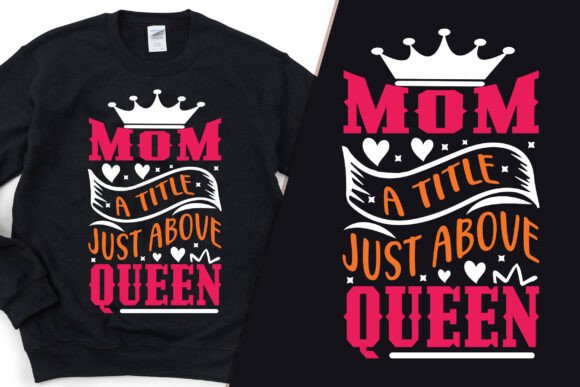 Mom Title Trendy Tshirt Design