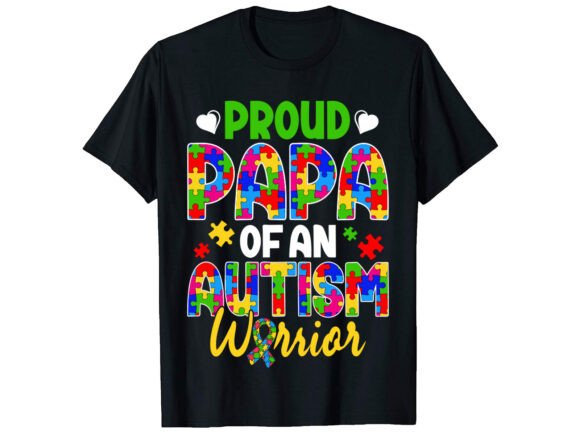 Proud Papa of an Autism T-Shirt