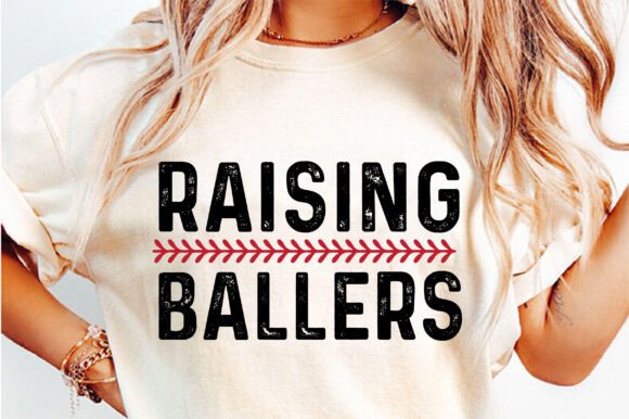 Raising Ballers SVG PNG, Baseball Mom