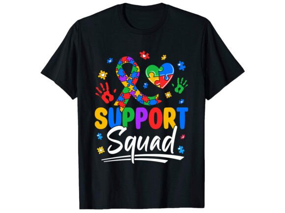Support Squad Autism T-shirt